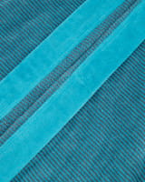 Cawö - Damen Bademantel Two-Tone Kimono 6431- Farbe: türkis - 47 - S