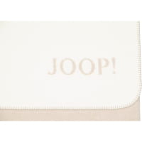 JOOP! Wohndecke Uni-Doubleface - Größe: 150x200 cm - Farbe: Sand-Pergament