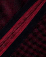 Cawö Bademäntel Herren Kimono 4839 - Farbe: rot-schwarz - 92