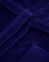 Cawö Home - Herren Bademantel Kimono 823 - Farbe: blau - 11 - M