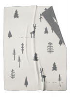 Cawö Wohndecken WINTER EDITION Tannen 62730 - Farbe: stein/anthrazit - 70 - 150x200 cm