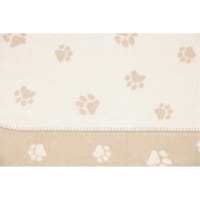Cawö Wohndecken WE LOVE DOGS 62470 - Farbe: natur/beige - 33 - 150x200 cm