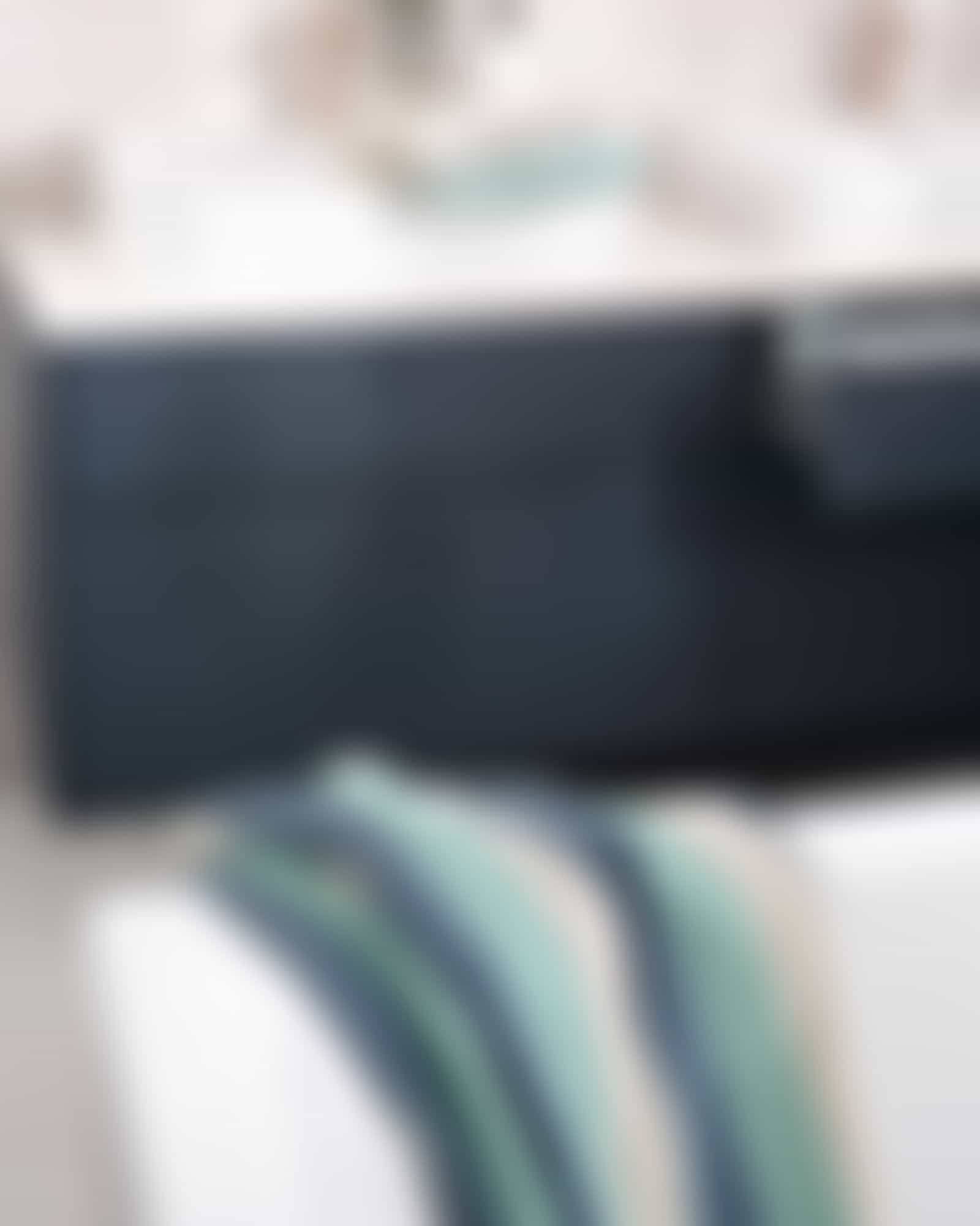 Cawö Handtücher Sense Blockstreifen 6205 - Farbe: nachtblau - 31 - Handtuch 50x100 cm Detailbild 1