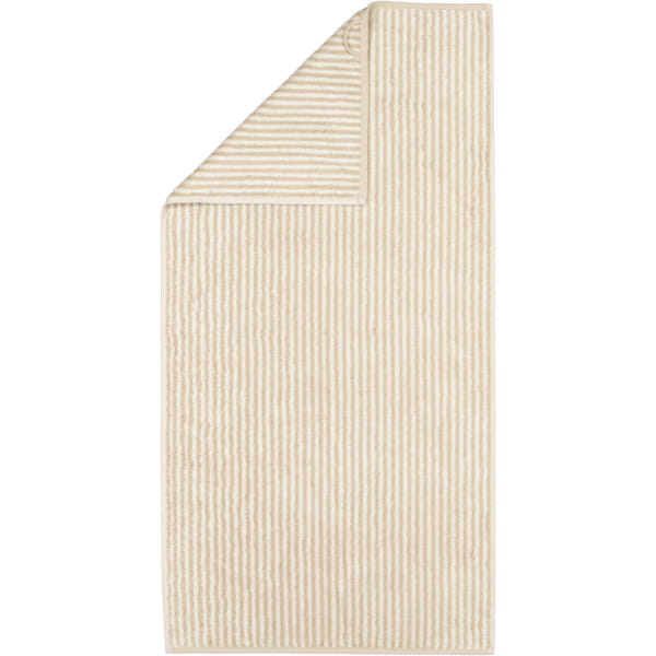 Cawö Handtücher Two-Tone Stripes 480 - Farbe: sand - 33 - Handtuch 50x100 c günstig online kaufen