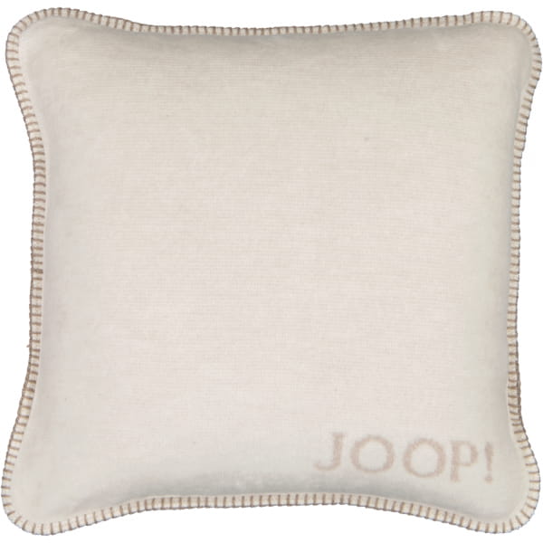 JOOP! Kissenhülle Melange-Doubleface - Größe: 50x50 cm - Farbe: Natur-Sand günstig online kaufen