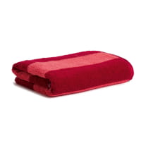 Möve Handtücher Superwuschel Blockstreifen - Farbe: ruby/coral - 021
