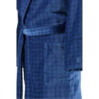 Cawö - Herren Bademantel Schalkragen 1716 - Farbe: saphir - 166 - XL