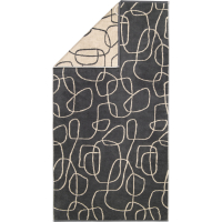 Cawö Handtücher Gallery Outline 6209 - Farbe: granit - 73 - Handtuch 50x100 cm