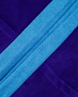 Vossen Bademäntel unisex Kapuze Poppy - Farbe: reflex blue/ice blue - 0035