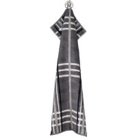 Cawö Handtücher Noblesse Check 1089 - Farbe: anthrazit - 77 - Handtuch 50x100 cm