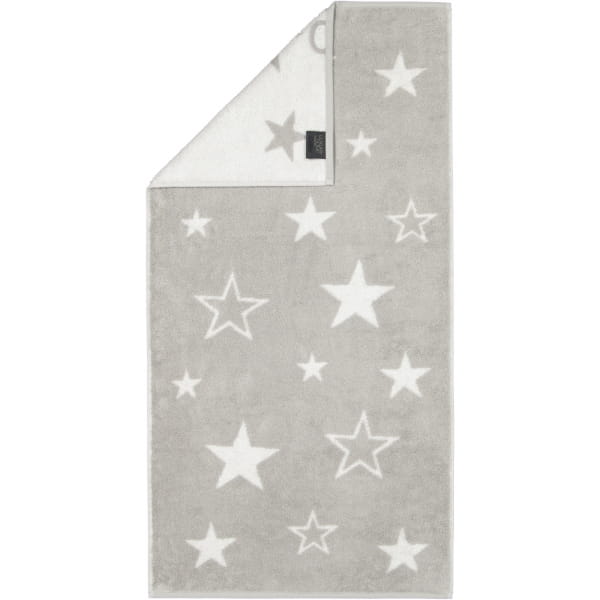 Cawö Christmas Edition Sterne 928 - Farbe: platin - 76 - Handtuch 50x100 cm