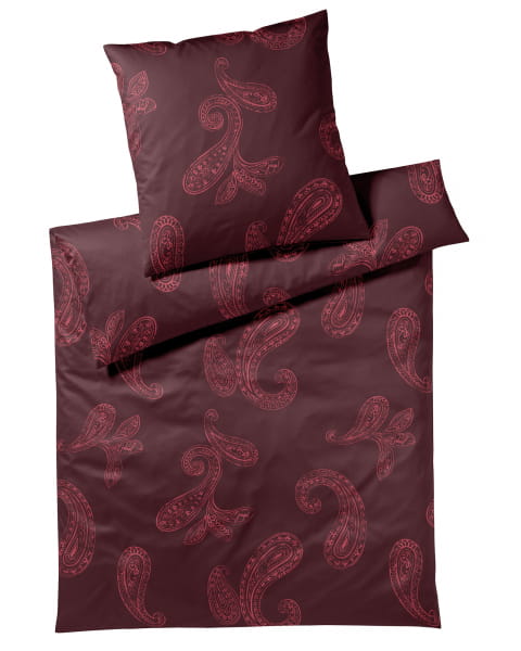 JOOP! Bettwäsche Paisley 4120 - Farbe: Rouge - 01 - Kissen 80x80 cm günstig online kaufen