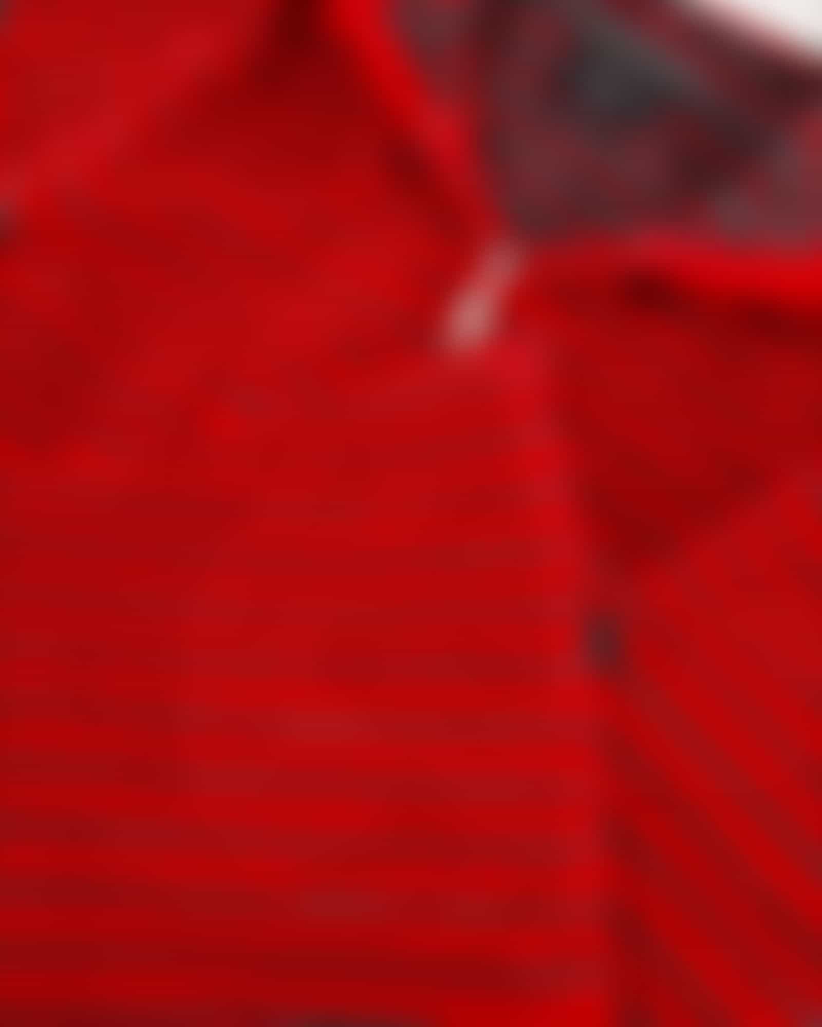 Cawö - Damen Bademantel Kapuze Reißverschluss Shades 1492 - Farbe: rot - 27
