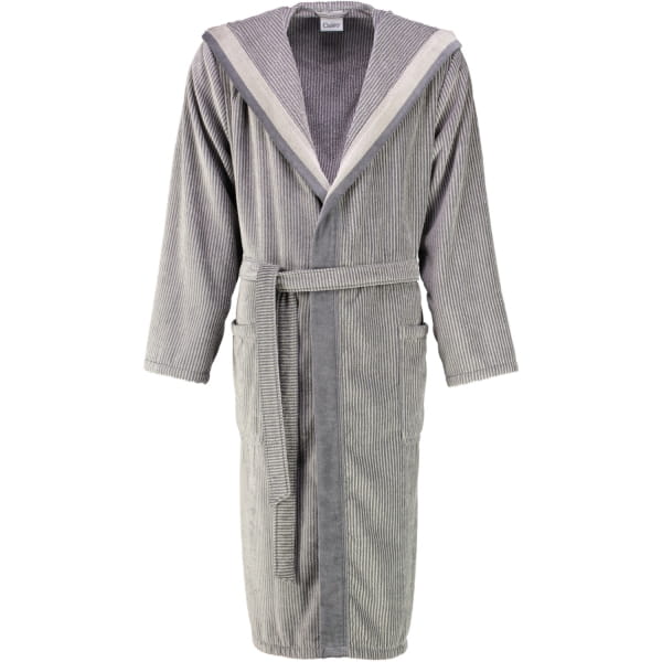 Cawö - Herren Bademantel Kapuze 5841 - Farbe: stein - 37 - XL