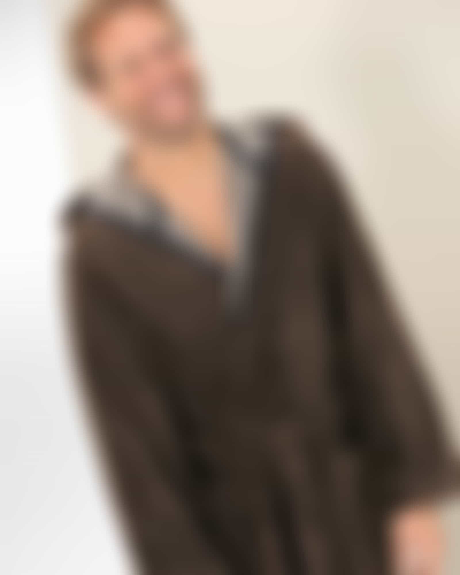 Cawö Home Bademäntel Herren Kapuze Doubleface 831 - Farbe: mokka - 31