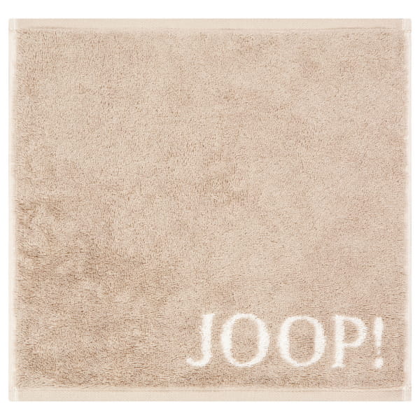 JOOP! Handtücher New Classic Doubleface 1720 - Farbe: Sand - 30 - Seiflappen 30x30 cm