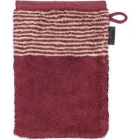 Cawö Handtücher Luxury Home Two-Tone 590 - Farbe: bordeaux - 23 - Waschhandschuh 16x22 cm