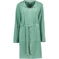 Vossen Bademäntel Damen Kurzmantel mit Kapuze Tampa - Farbe: evergreen - 5525