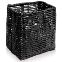 Möve Tube Korb quadratisch - formbar - Farbe: black - 199 (4-0422) - 15 x 15 x 15 cm