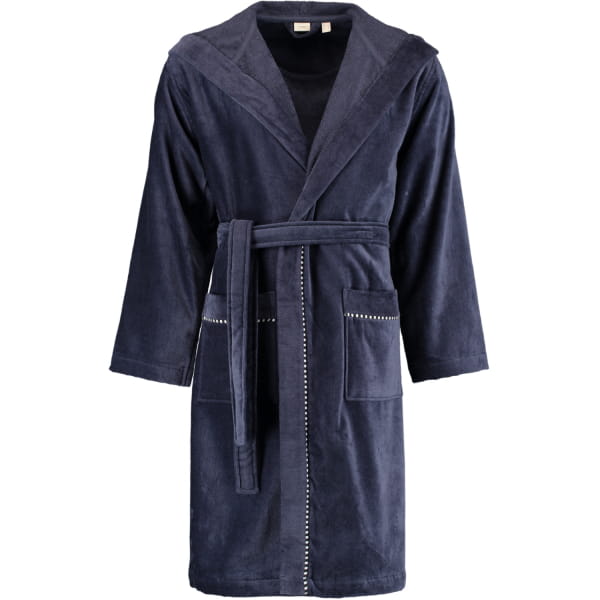 Esprit Bademantel Box Kapuze - Farbe: navy blue - 488 - XXL