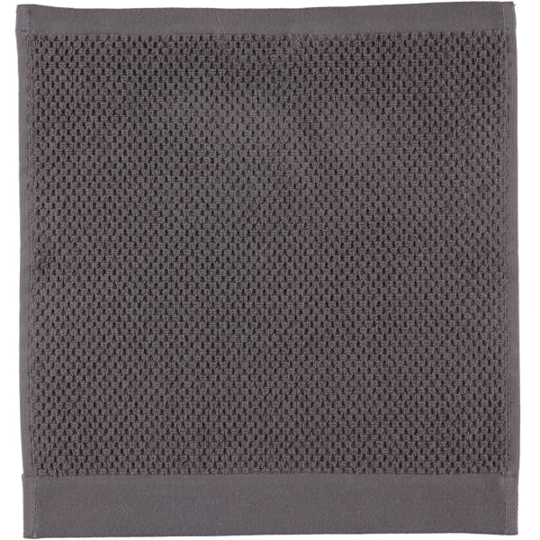 Rhomtuft - Handtücher Baronesse - Farbe: zinn - 02 - Seiflappen 30x30 cm