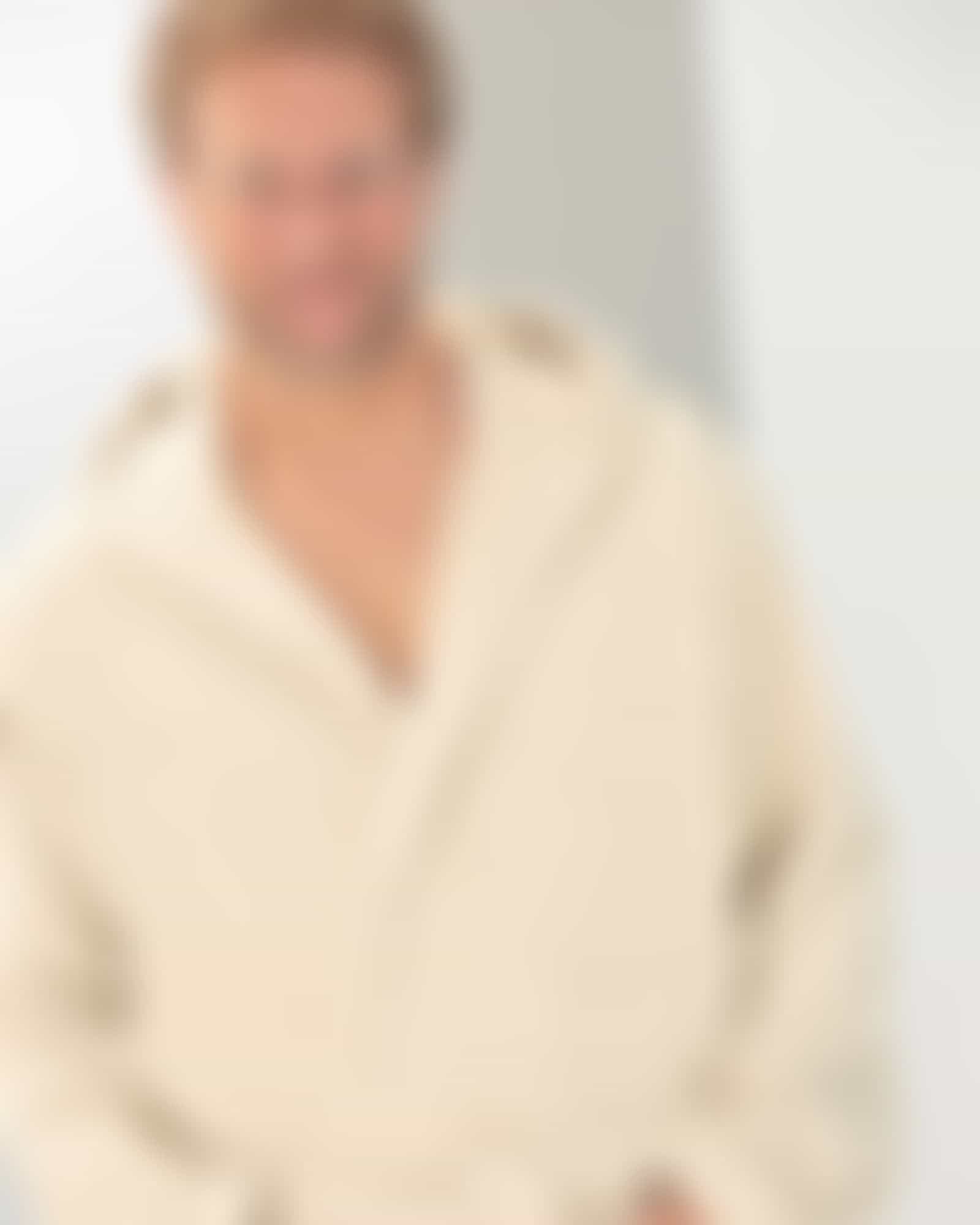 Cawö Home Bademäntel Herren Kapuze SAUNA Cotton & Hemp 847 - Farbe: natur - 33 Detailbild 1