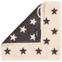 Cawö Handtücher NEW STARS Sterne klein 6261 - Farbe: beige/basalt - 37 - Duschtuch 70x140 cm