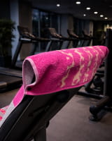 Cawö Fitness-Handtücher LEO STRIPE 6291 - Farbe: vibrant pink - 27 - 50x130 cm