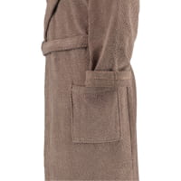Rhomtuft - Bademantel Baronesse unisex - Farbe: taupe - 58 L