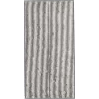 Cawö Handtücher Two-Tone Stripes 480 - Farbe: schiefer - 77 - Duschtuch 80x150 cm