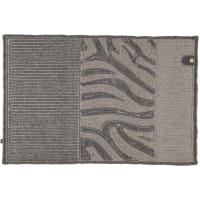 Rhomtuft - Badteppiche Zebra - Farbe: zink/kiesel - 1402 70x130 cm