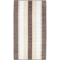 Cawö Handtücher Noblesse Stripe 1087 - Farbe: walnuss - 30 - Handtuch 50x100 cm