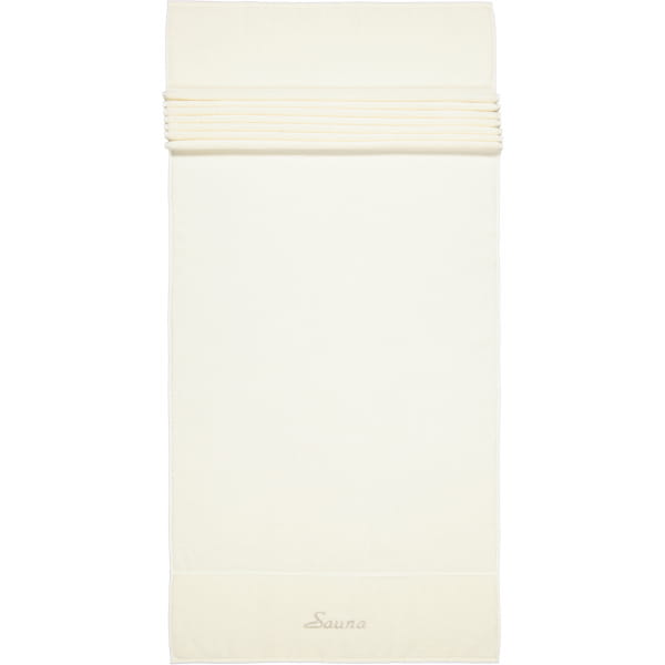 frottana Saunatücher Pearl - Farbe: ivory - 017 - 80x200 cm