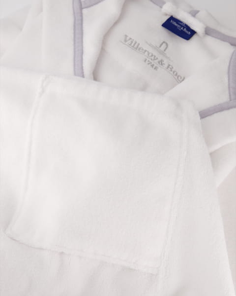 Villeroy & Boch Herren Bademantel Kapuze 2523 - Farbe: brilliant-white - 67 - XL