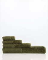 Möve Handtücher Bamboo luxe - Farbe: olive - 670 - Seiflappen 30x30 cm