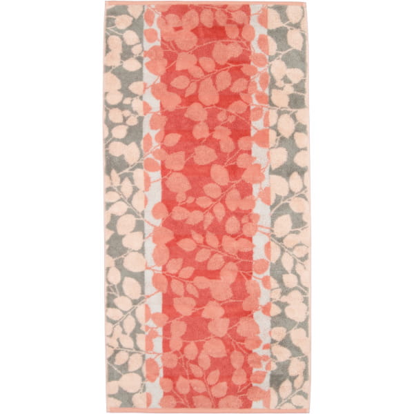 Cawö Handtücher Noblesse Harmony Floral 1086 - Farbe: koralle - 27 Duschtuch 80x160 cm