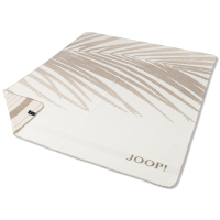 JOOP! Wohndecken Leaf - Farbe: Creme - 150x200 cm