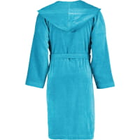 Vossen Bademäntel unisex Kurzmantel mit Kapuze Texas - Farbe: lagoon - 5890 - XL
