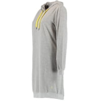 Cawö Home Active Longsize Hoodie 820 - Farbe: grau-melange/gelb - 75