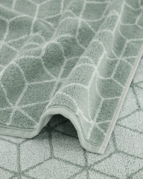 Villeroy & Boch Handtücher Coordinates Carré 2557 - Farbe: sage green - 44 - Duschtuch 80x150 cm