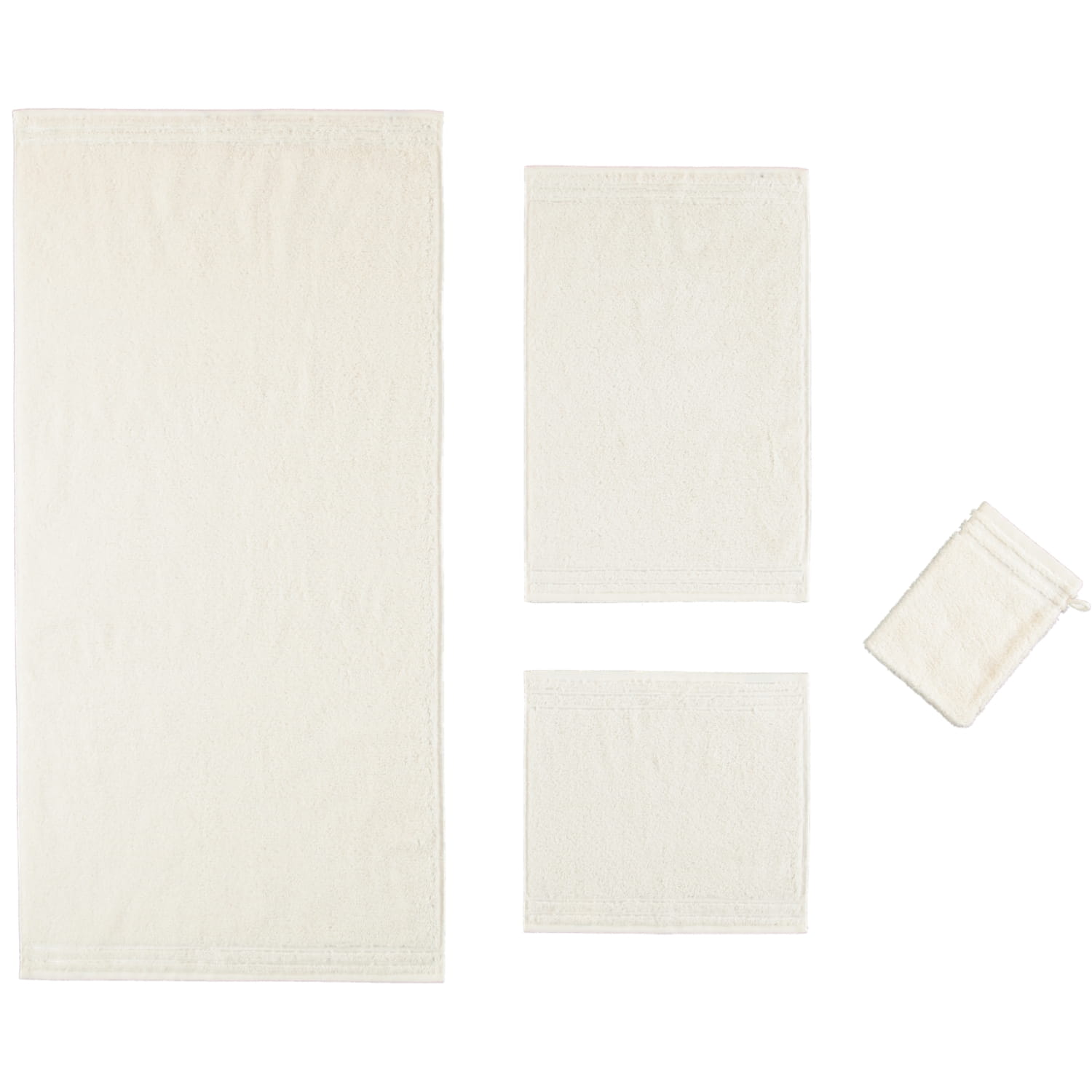 Vossen Handtücher Calypso Feeling - Farbe: ivory - 103 - Seiflappen 30x30  cm | Vossen Handtücher | Vossen | Marken