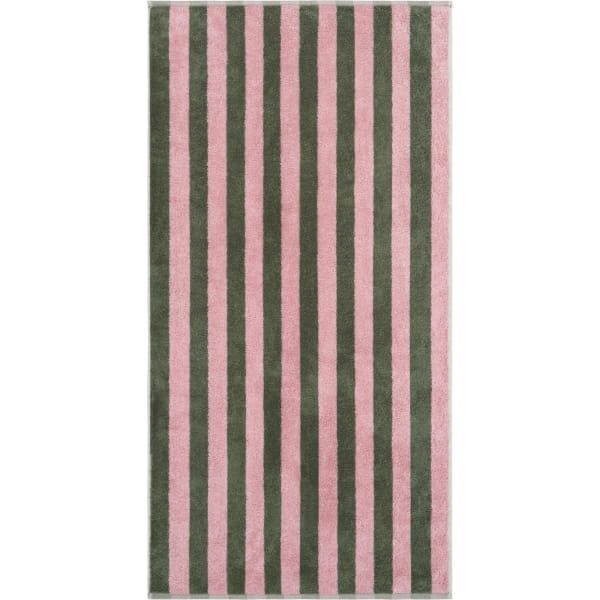 Cawö Handtücher Bold Streifen 6277 - Farbe: oliv/rosa - 42 - Handtuch 50x10 günstig online kaufen