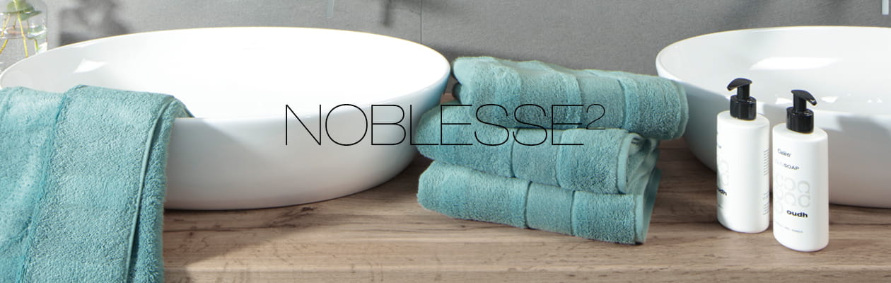 Cawö Noblesse2 Gästetuch 30x50cm - Blaues Velours-Handtuch