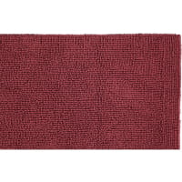Rhomtuft - Badteppich Pur - Farbe: marsala - 391 60x60 cm