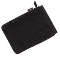 Vossen Handtücher High Line - Farbe: schwarz - 7900 - Seiflappen 30x30 cm