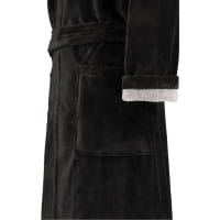 Cawö Home Damen Bademantel 830 Kapuze - Farbe: lava - 97 - L