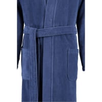 Cawö Home - Herren Bademantel Kimono 823 - Farbe: blau - 11 XL