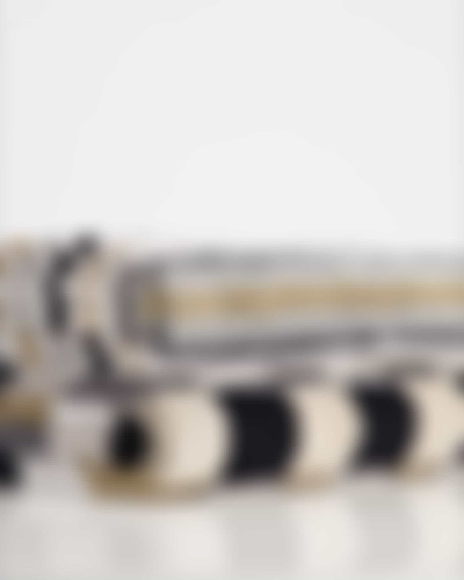 Cawö - Life Style Streifen 7048 - Farbe: 37 - kiesel - Waschhandschuh 16x22 cm