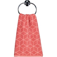Villeroy &amp; Boch Handtücher Coordinates Carré 2557 - Farbe: coral - 22 - Handtuch 50x100 cm