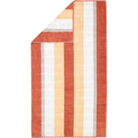 Cawö Handtücher Noblesse Stripe 1087 - Farbe: brick - 33 - Handtuch 50x100 cm